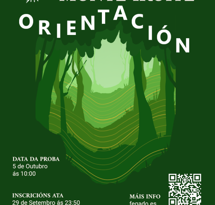 ORIENTACIÓN | 8ª prueba de la Liga Gallega de Orientación a Pie| Monte Iroite y Noia (A Coruña) | Sábado 5 de octubre 2024