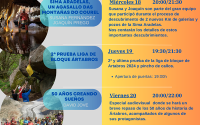 XIX SEMANA DE LA MONTAÑA Y LA ESPELEOLOGÍA DE A CORUÑA – 18,19,20 DICIEMBRE