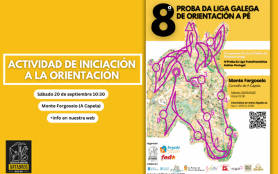 ACTIVIDAD DE INICIACIÓN A LA ORIENTACIÓN EL PRÓXIMO SÁBADO 20 DE SEPTIEMBRE EN EL MONTE FORGOSELO