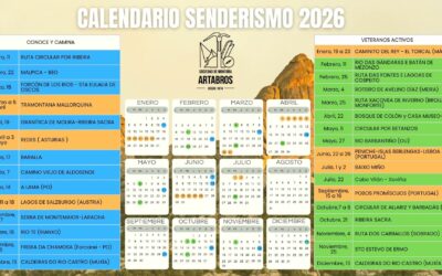 CALENDARIO DE SENDERISMO 2026